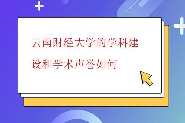 云南财经大学的学科建设和学术声誉如何